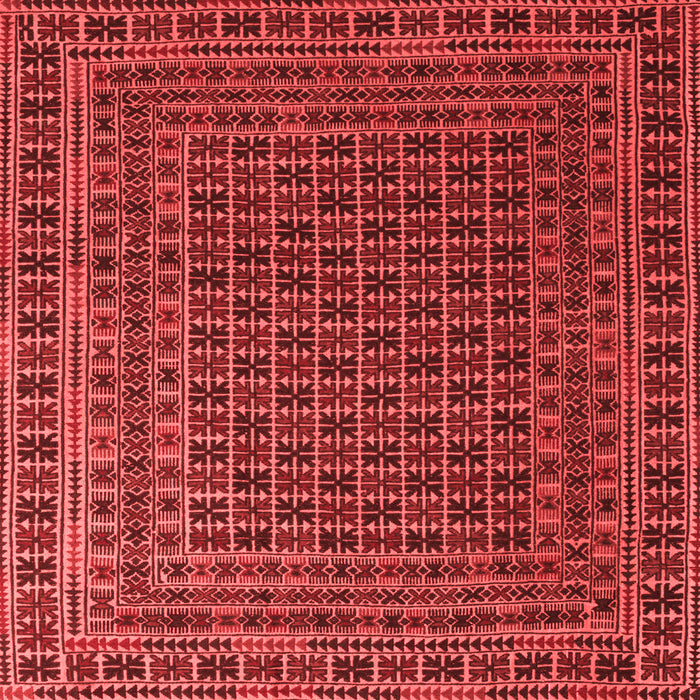 Machine Washable Persian Red Traditional Rug, wshtr2512red