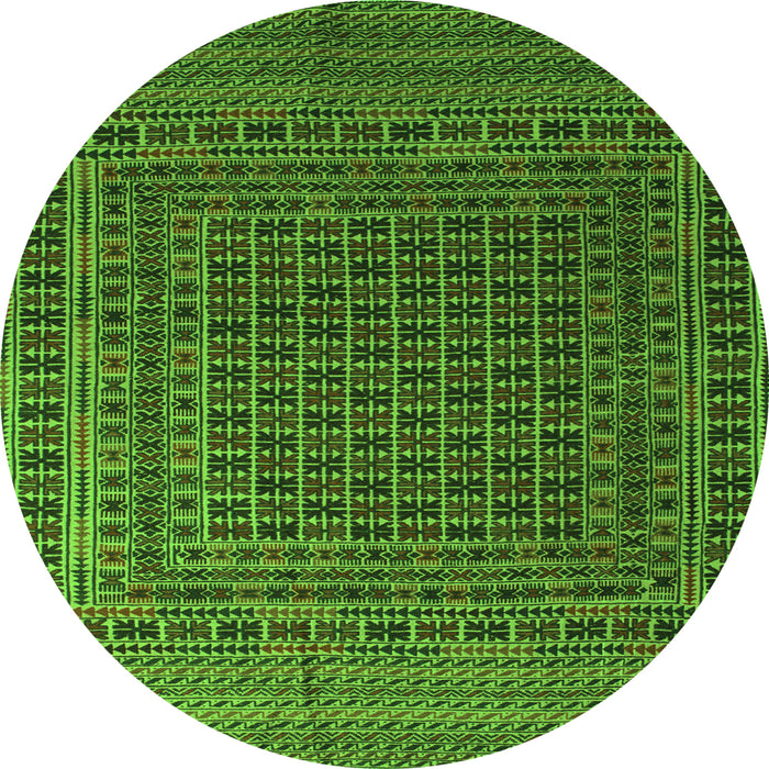 Machine Washable Persian Green Traditional Area Rugs, wshtr2512grn