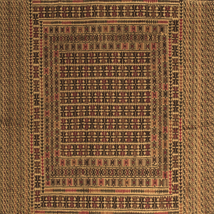 Square Persian Brown Traditional Rug, tr2512brn