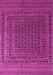 Machine Washable Persian Pink Traditional Rug, wshtr2512pnk