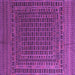 Square Persian Purple Traditional Rug, tr2512pur