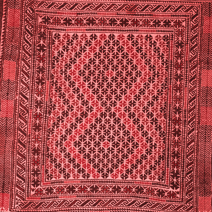 Machine Washable Persian Red Traditional Rug, wshtr2513red