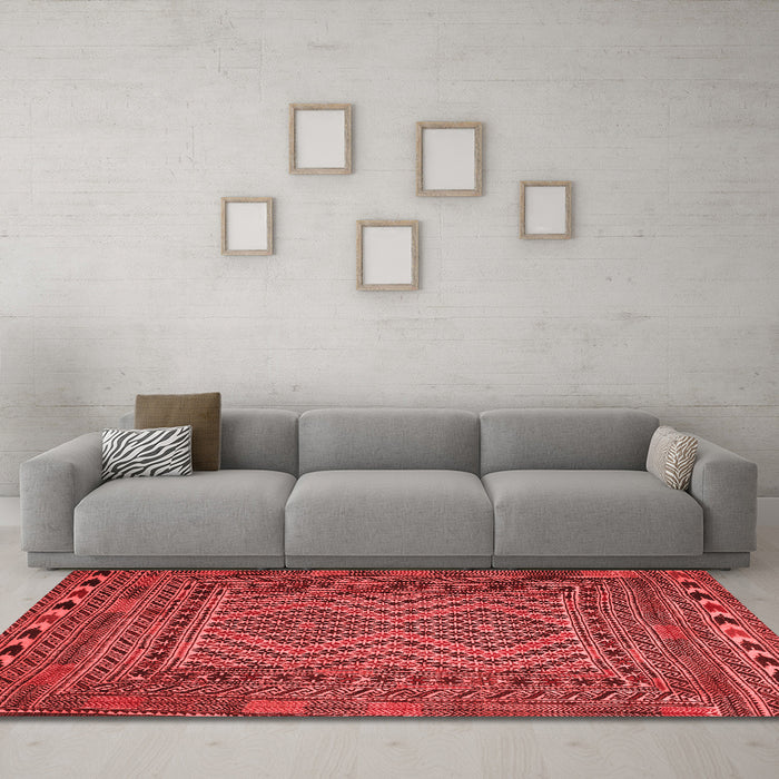 Traditional Red Washable Rugs