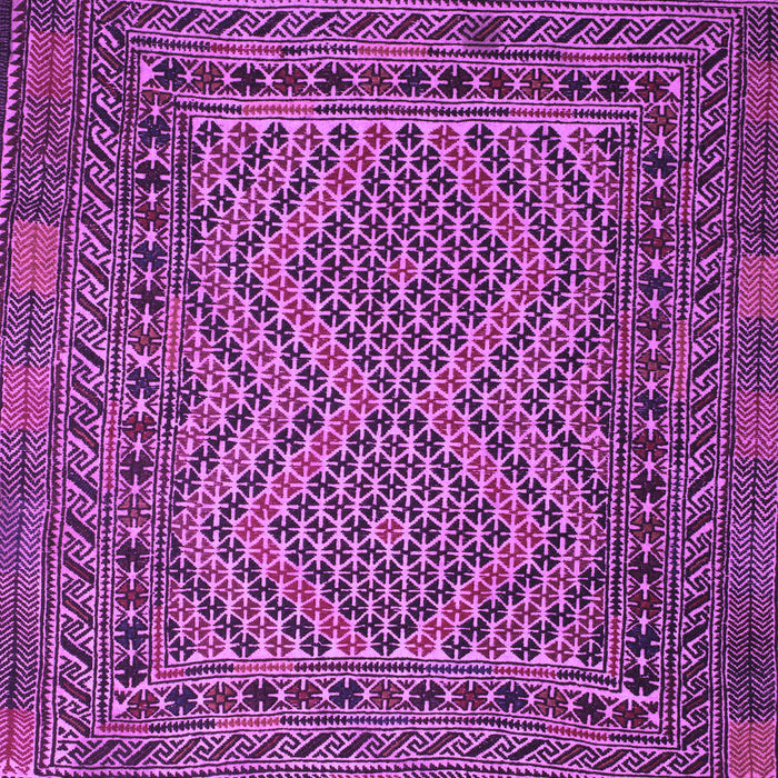Machine Washable Persian Purple Traditional Area Rugs, wshtr2513pur