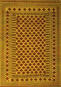 Southwestern Yellow Country Rug, tr2514yw