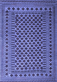 Southwestern Blue Country Rug, tr2514blu