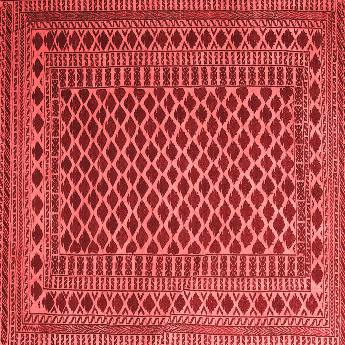 Machine Washable Southwestern Red Country Rug, wshtr2514red