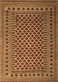 Southwestern Brown Country Rug, tr2514brn