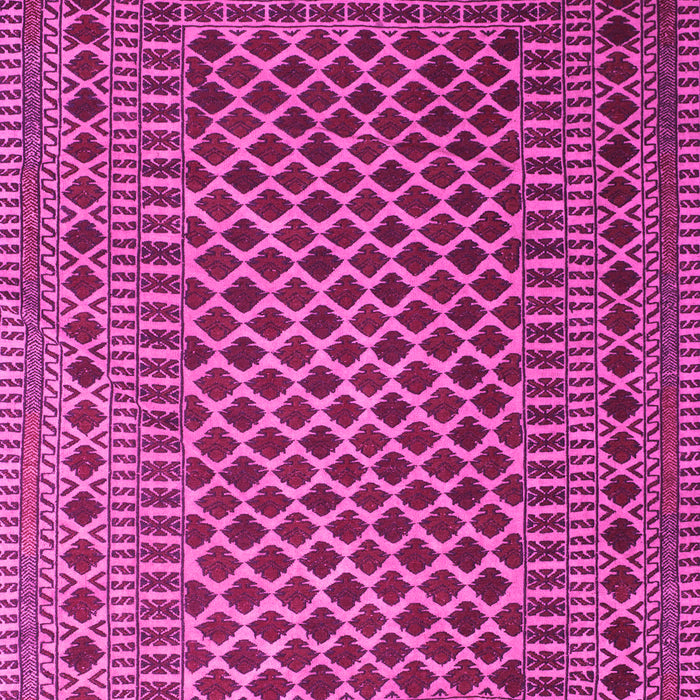 Machine Washable Southwestern Pink Country Rug, wshtr2514pnk