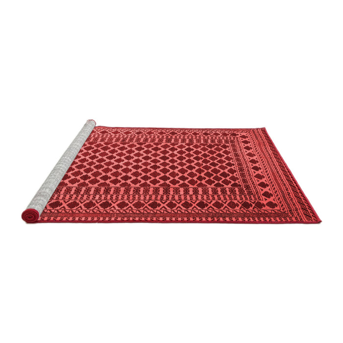 Country Red Washable Rugs