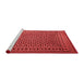 Country Red Washable Rugs