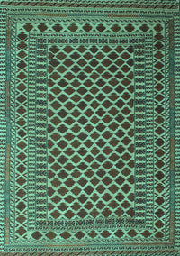 Southwestern Turquoise Country Rug, tr2514turq