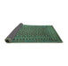 Sideview of Southwestern Turquoise Country Rug, tr2514turq