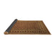 Sideview of Southwestern Brown Country Rug, tr2514brn