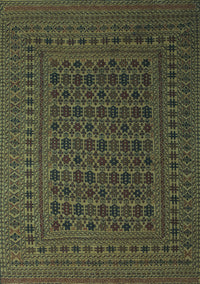 Southwestern Light Blue Country Rug, tr2515lblu