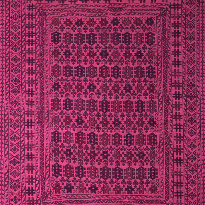 Machine Washable Southwestern Pink Country Rug, wshtr2515pnk