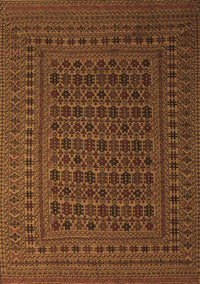 Southwestern Brown Country Rug, tr2515brn