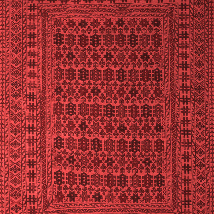 Machine Washable Southwestern Red Country Rug, wshtr2515red