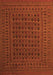 Southwestern Orange Country Rug, tr2515org