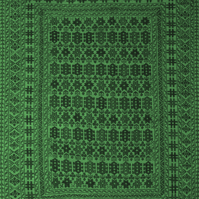 Southwestern Emerald Green Country Rug, tr2515emgrn