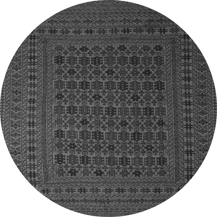 Machine Washable Southwestern Gray Country Rug, wshtr2515gry