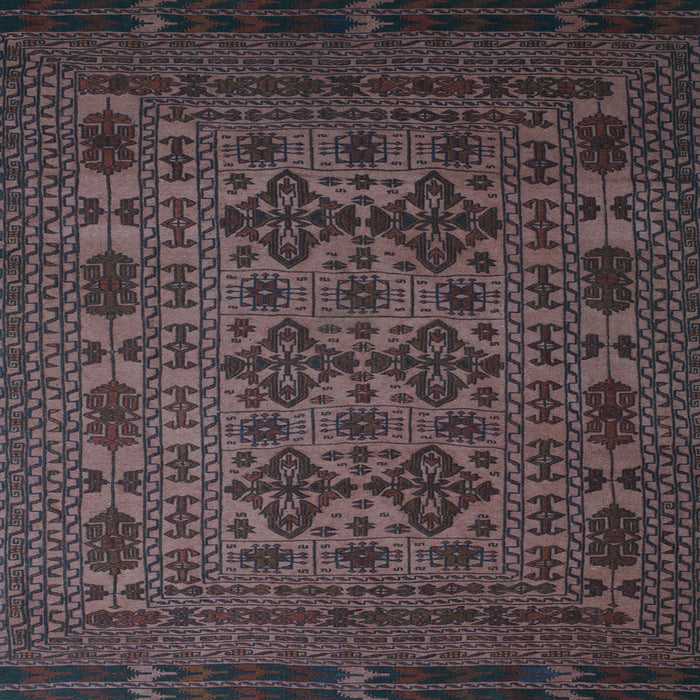 Square Persian Light Blue Traditional Rug, tr2516lblu