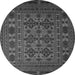 Square Persian Gray Traditional Rug, tr2516gry