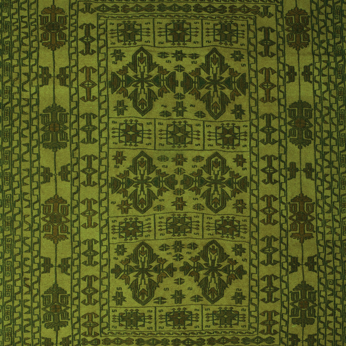 Serging Thickness of Machine Washable Persian Green Traditional Area Rugs, wshtr2516grn