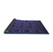 Sideview of Persian Blue Traditional Rug, tr2516blu
