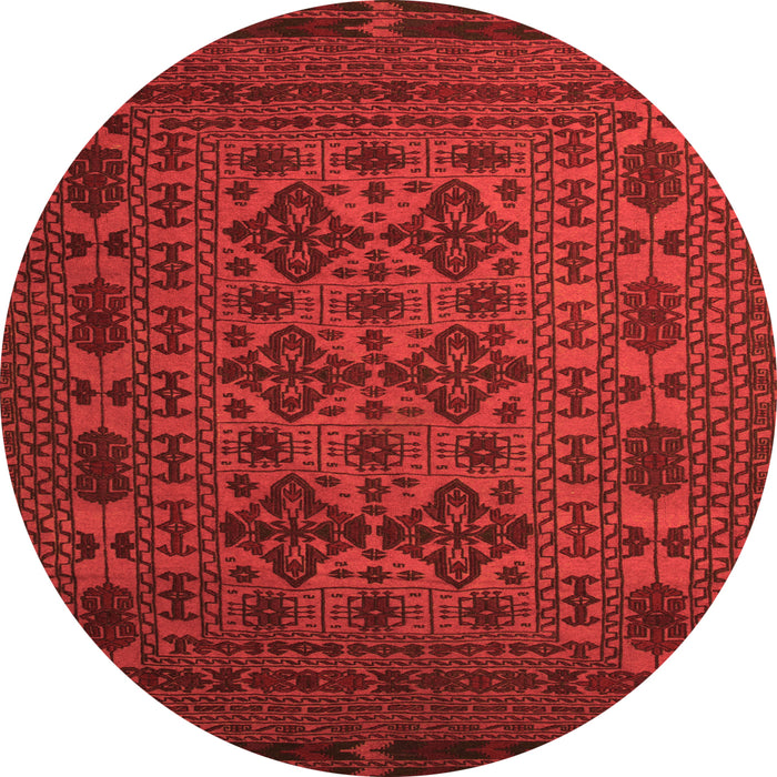 Square Persian Orange Traditional Rug, tr2516org