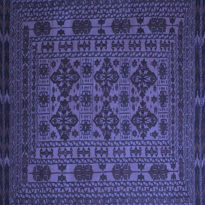 Square Machine Washable Persian Blue Traditional Rug, wshtr2516blu