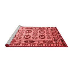 Country Red Washable Rugs