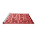 Country Red Washable Rugs