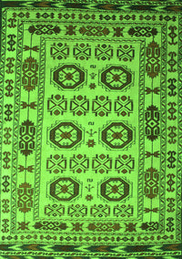 Southwestern Green Country Rug, tr2517grn