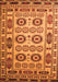 Southwestern Orange Country Rug, tr2517org