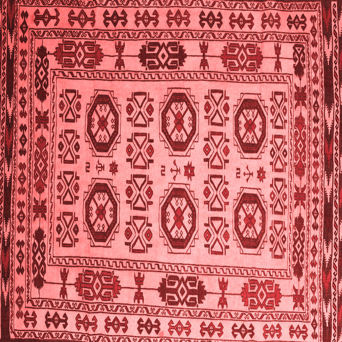 Machine Washable Southwestern Red Country Rug, wshtr2517red