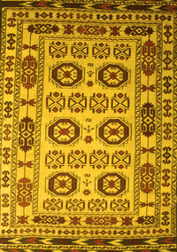 Southwestern Yellow Country Rug, tr2517yw