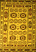 Southwestern Yellow Country Rug, tr2517yw