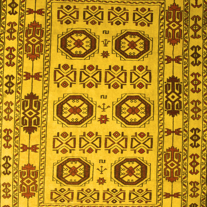 Southwestern Yellow Country Rug, tr2517yw