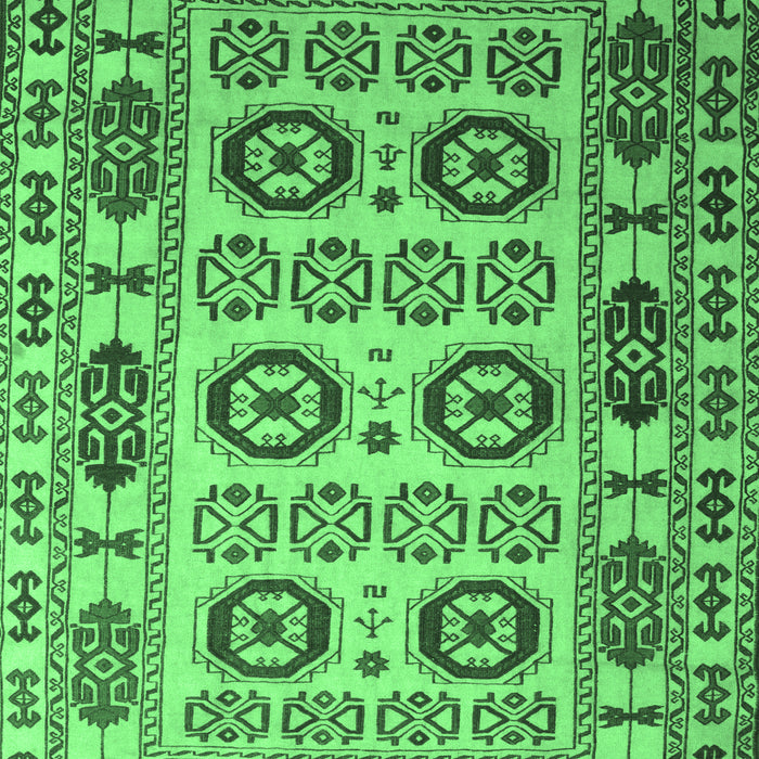 Southwestern Emerald Green Country Rug, tr2517emgrn