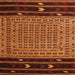 Serging Thickness of Southwestern Orange Country Rug, tr2518org