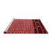 Country Red Washable Rugs