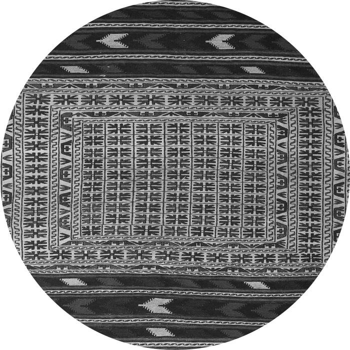 Machine Washable Southwestern Gray Country Rug, wshtr2518gry