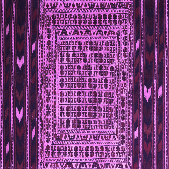 Square Southwestern Purple Country Rug, tr2518pur