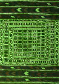 Southwestern Green Country Rug, tr2518grn