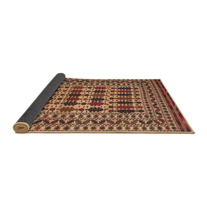 Sideview of Traditional Mango Orange Southwestern Rug, tr2519
