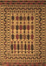 Southwestern Brown Country Rug, tr2519brn