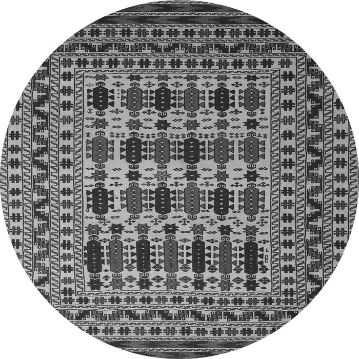 Square Southwestern Gray Country Rug, tr2519gry