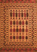 Southwestern Orange Country Rug, tr2519org