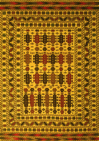 Southwestern Yellow Country Rug, tr2519yw